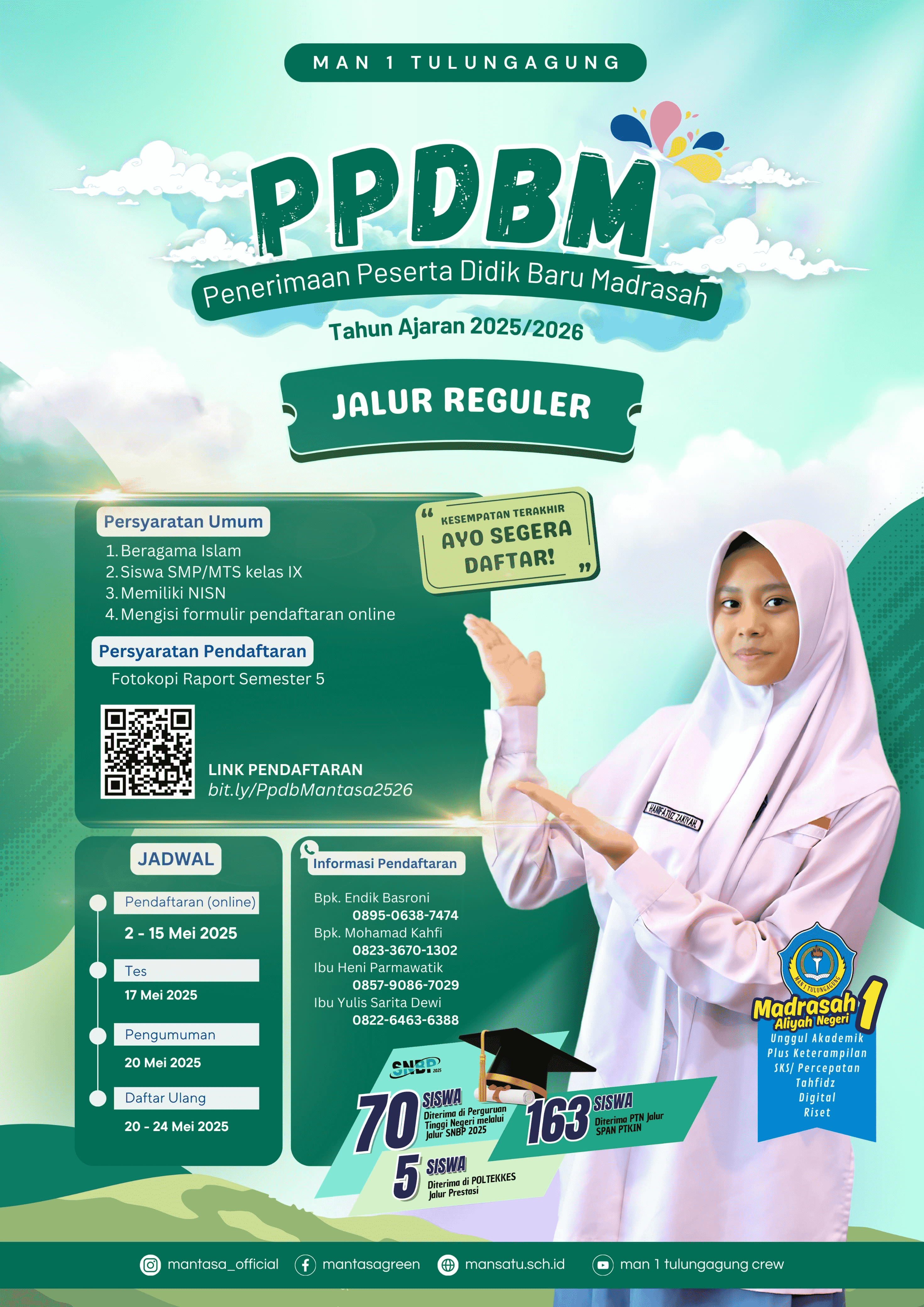 PPDBM REGULER MAN SATU 2025